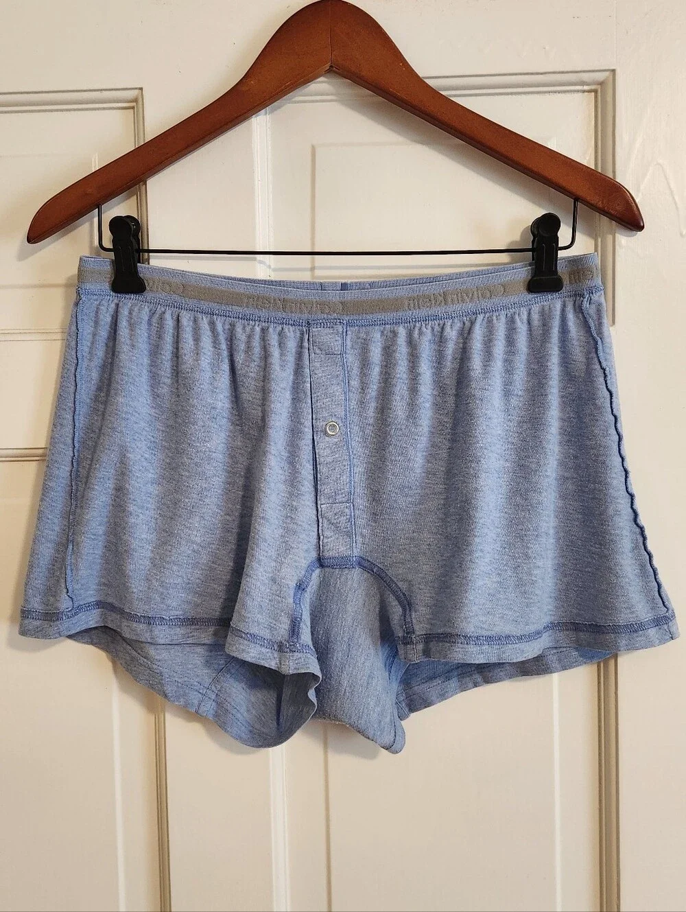 💪Calvin Klein💪 - Blue Knit Boxer/Lounge Short w/Logo Waistband